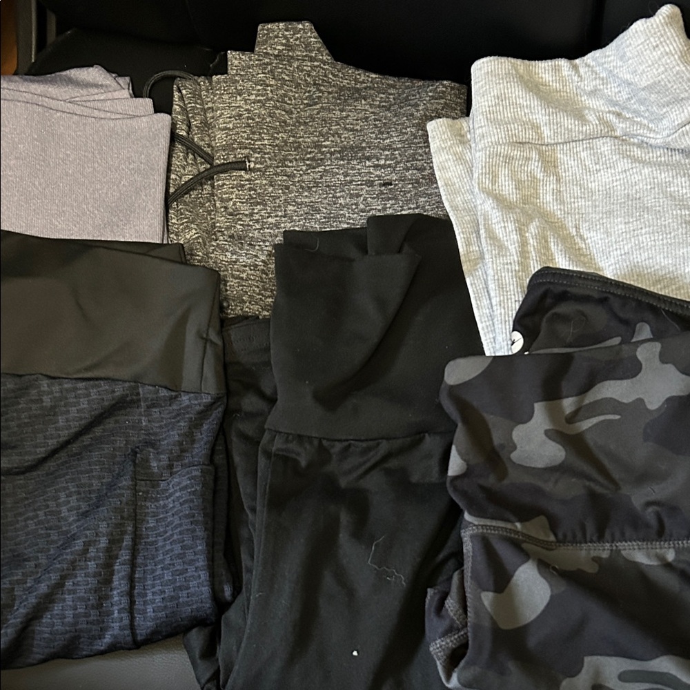 Assorted Black and Gray Activewear Bundle